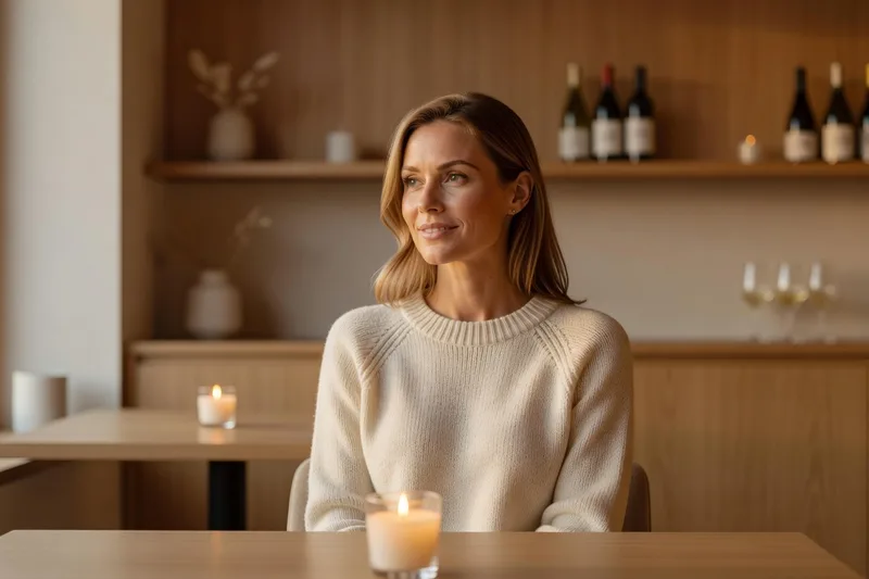 Un bar à vin scandinave, cadre discret et chaleureux.