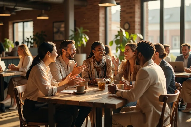 Un espace de coworking, terrain de rencontre entre expatriés.